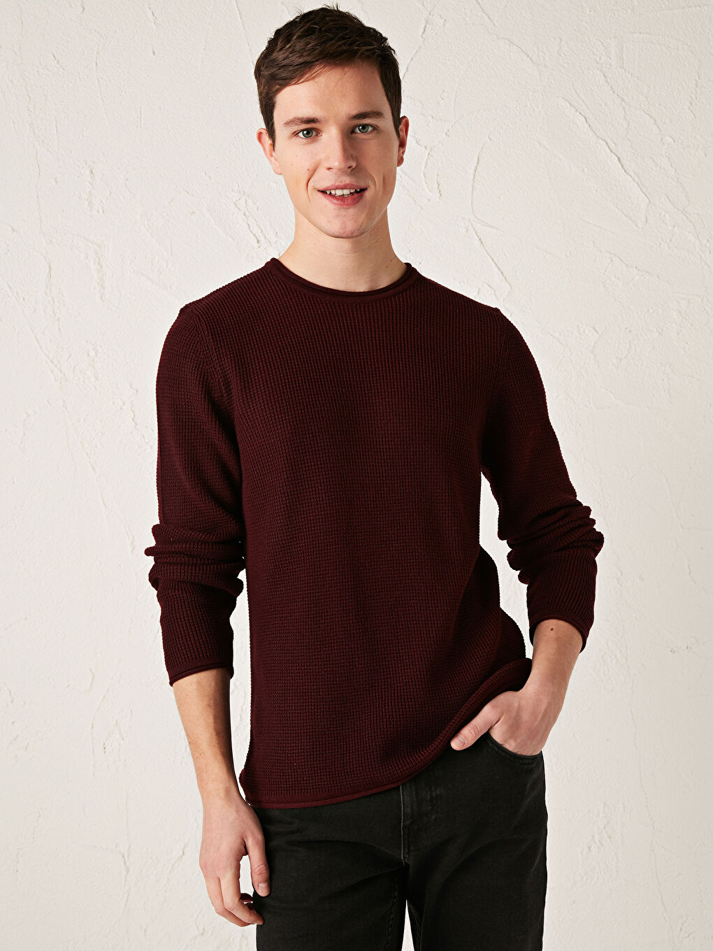 XSIDE Crew Neck Lightweight Tricot Jumper -0WJ877Z8-MFE
