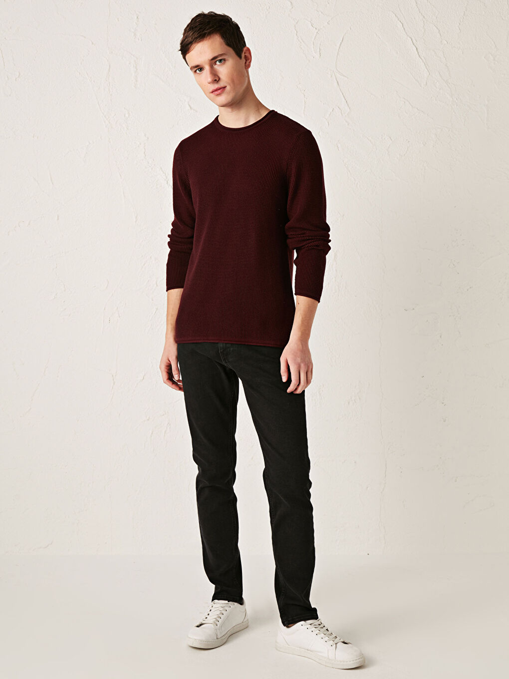 XSIDE Crew Neck Lightweight Tricot Jumper -0WJ877Z8-MFE