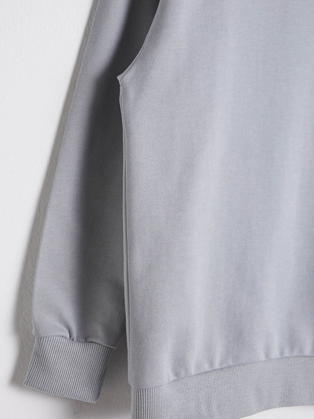 Gri Erkek Çocuk Basic Sweatshirt-3