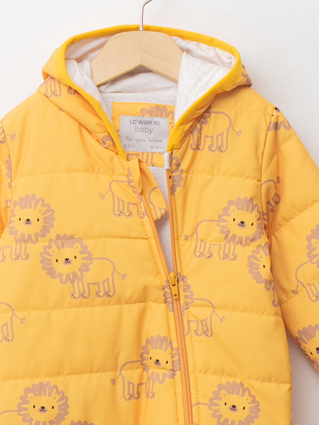 LCW baby Зимовий Комбінезон Для Хлопчика З Капюшоном, Довгим