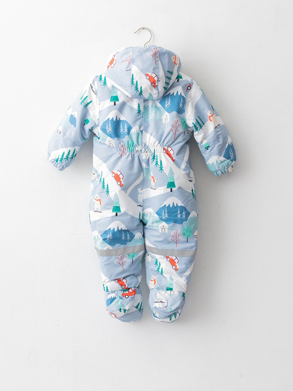 Hooded Long Sleeve Printed Baby Boys' Astronaut Jacket-1