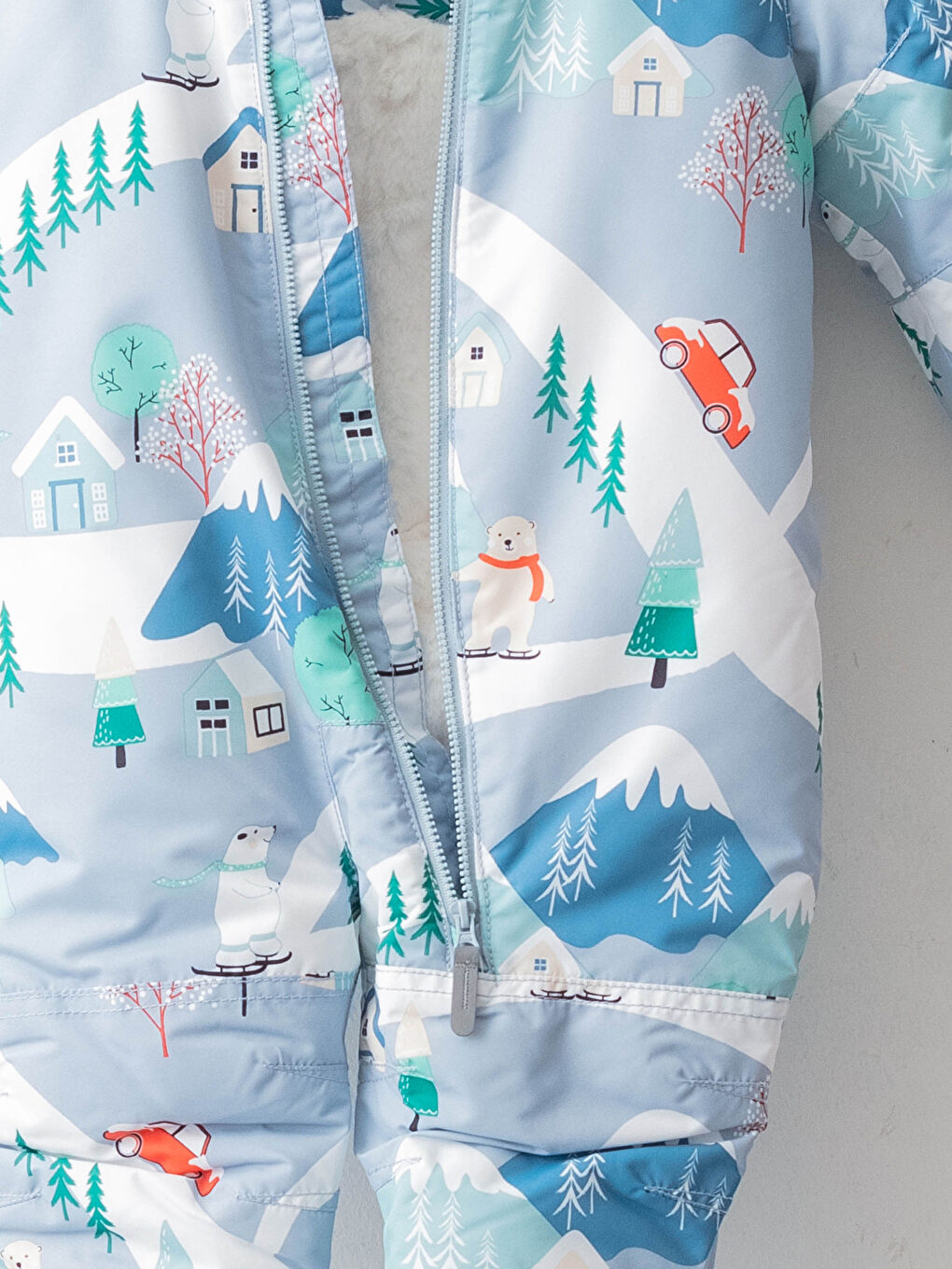 Hooded Long Sleeve Printed Baby Boys' Astronaut Jacket-2