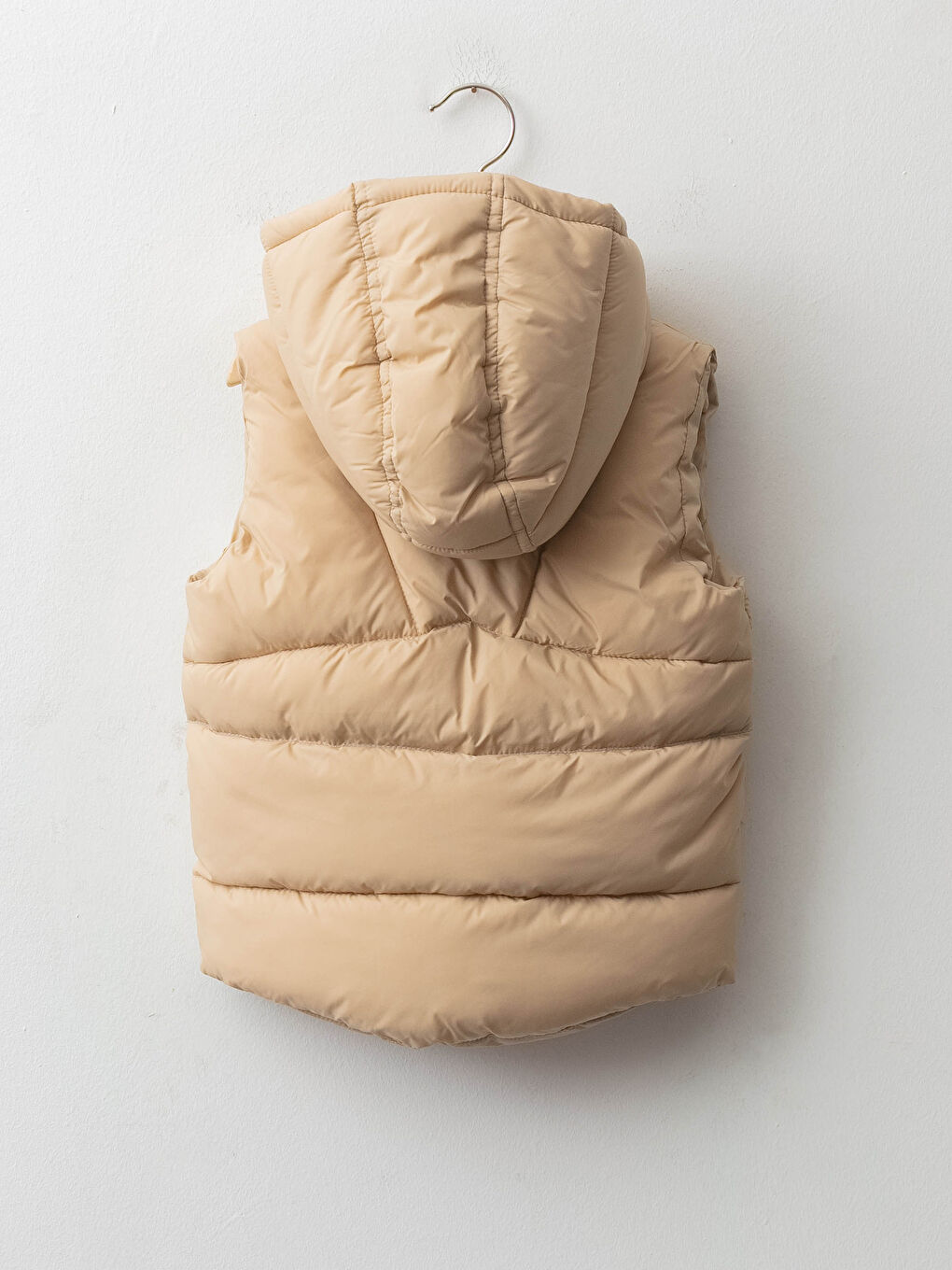 Doudoune Sans Manches Bébé Garçon Basique Zippée À Capuche-1