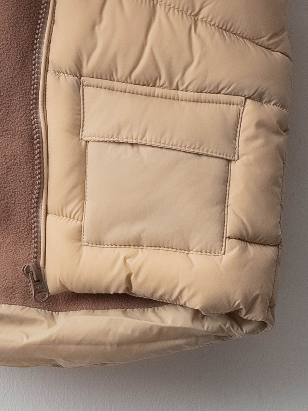 Doudoune Sans Manches Bébé Garçon Basique Zippée À Capuche-2