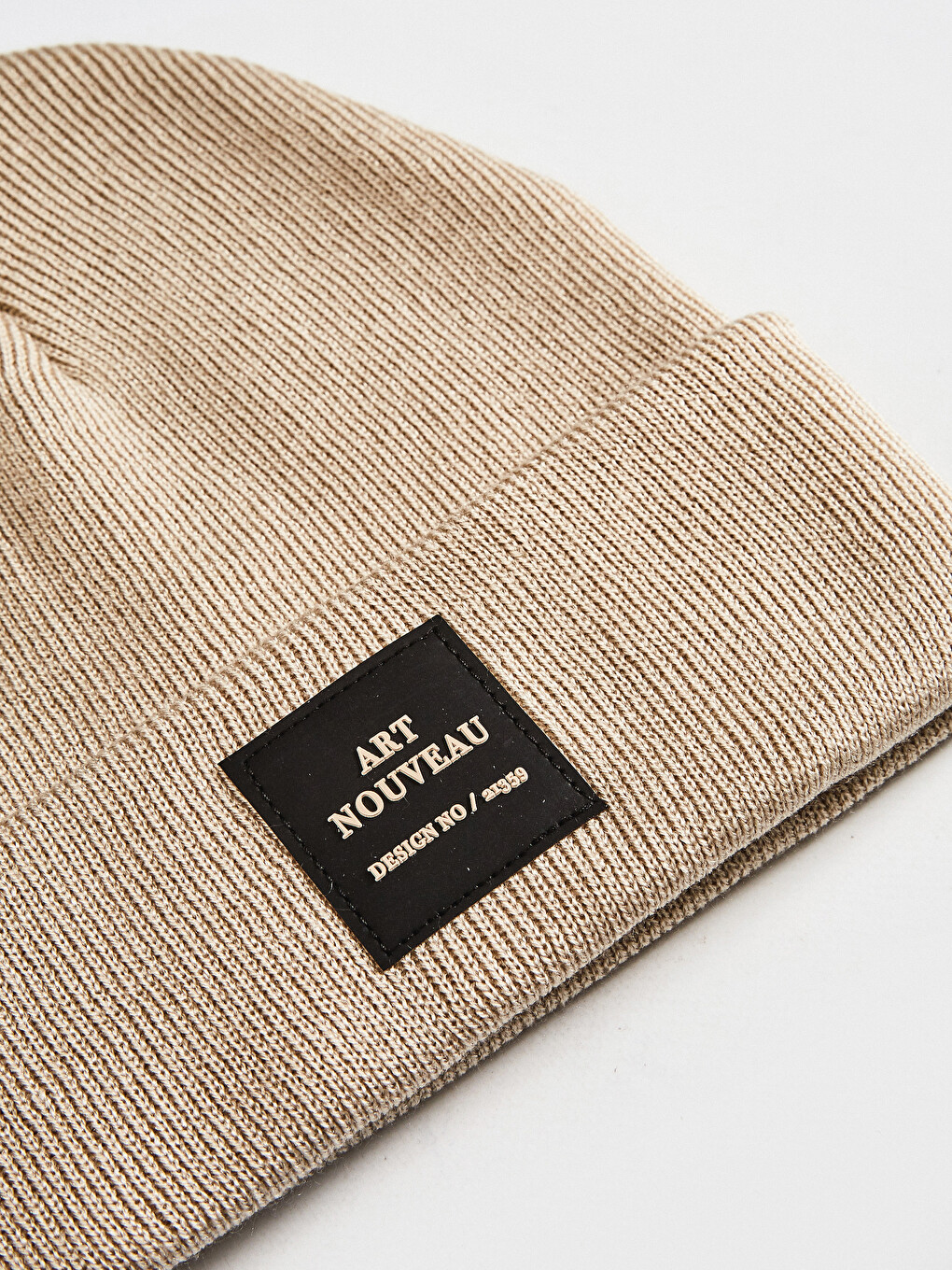 Men's Label Printed Knitwear Beanie-1