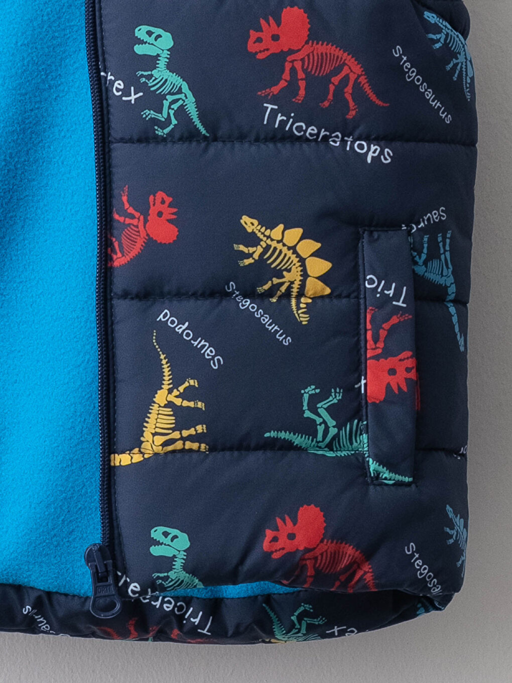 Hooded Printed Baby Boy Zipper Vest-2