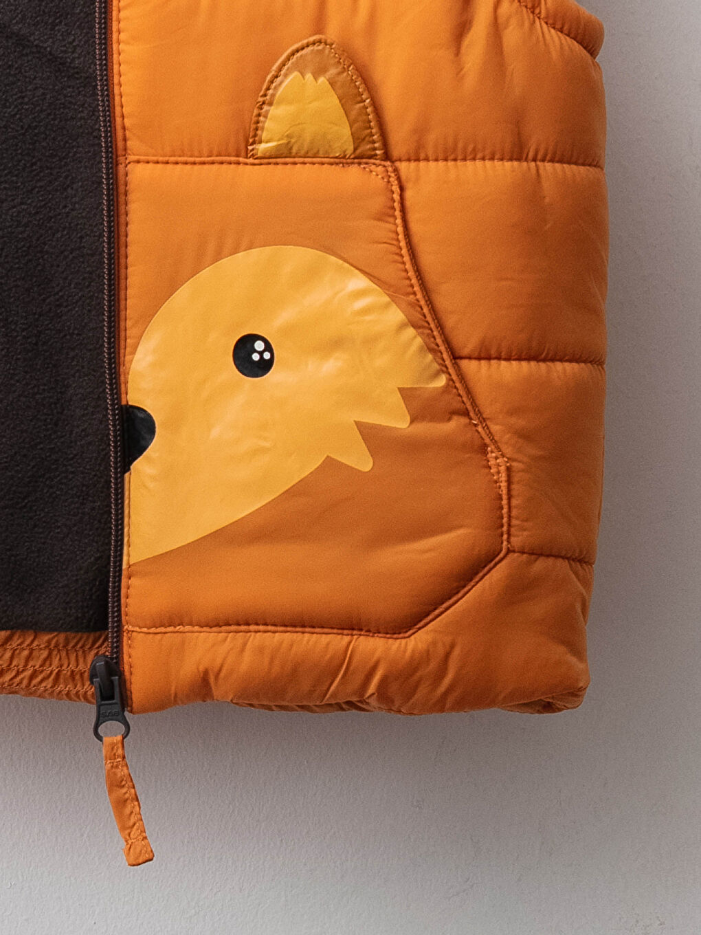 Doudoune Sans Manches À Capuche Imprimée Zippée Bébé Garçon-2