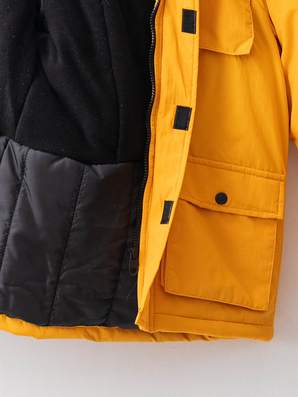 Hooded Printed Long Sleeve Boys Coat-2