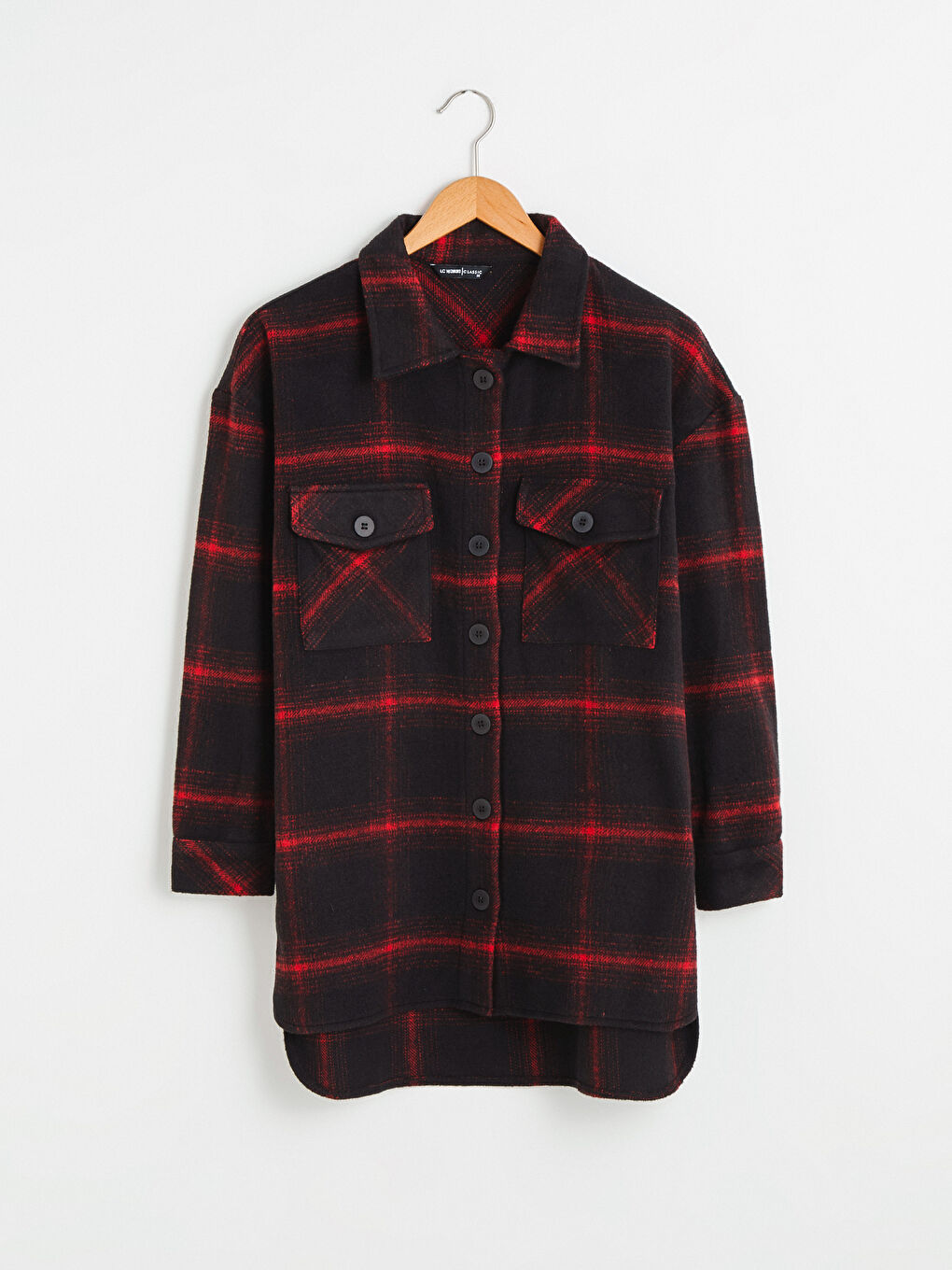 Pocket Detailed Chequered Shirt-5