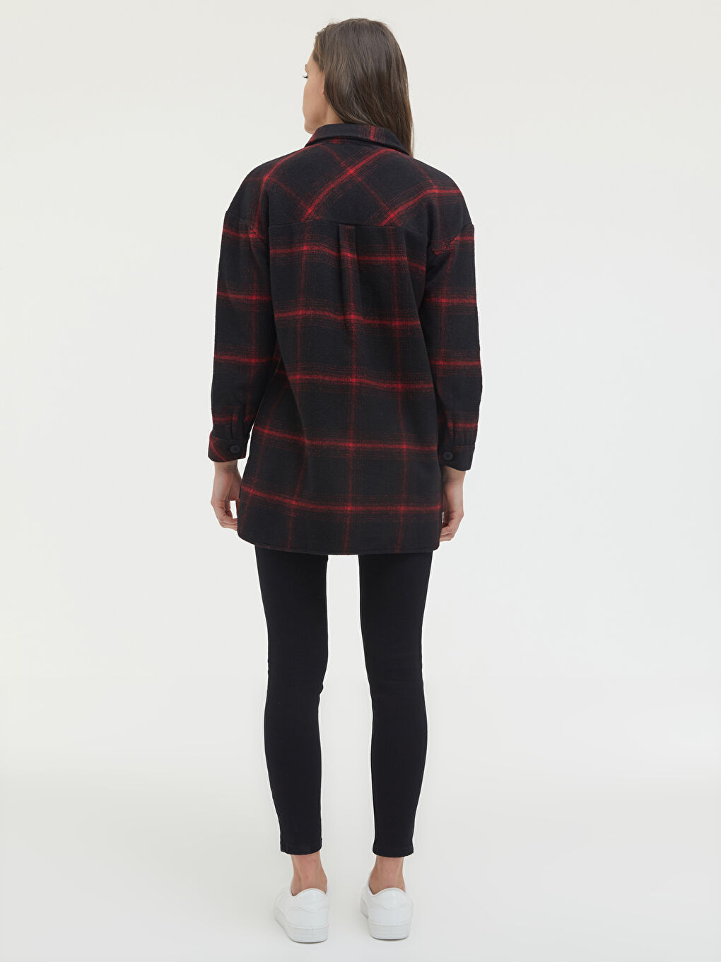 Pocket Detailed Chequered Shirt-3