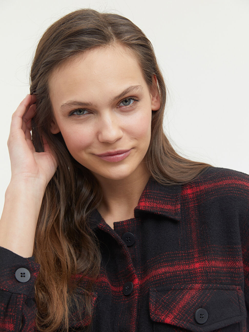 Pocket Detailed Chequered Shirt