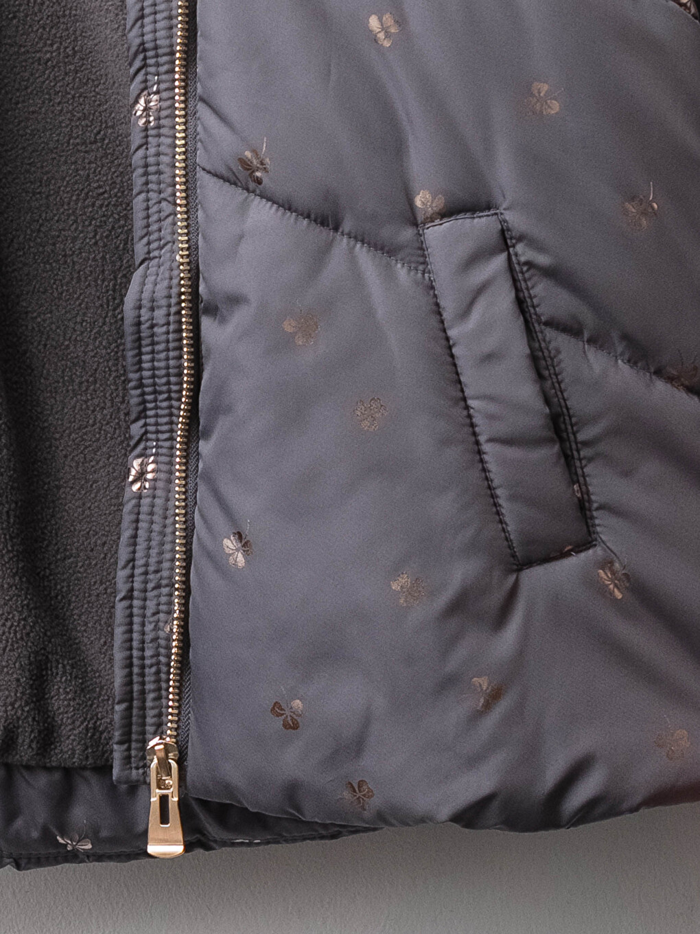Hooded Printed Girl Coat-2