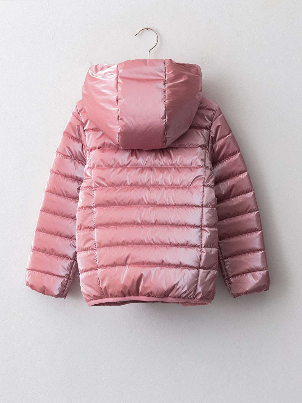 Geacă Matlasată cu Glugă pentru Fete-1