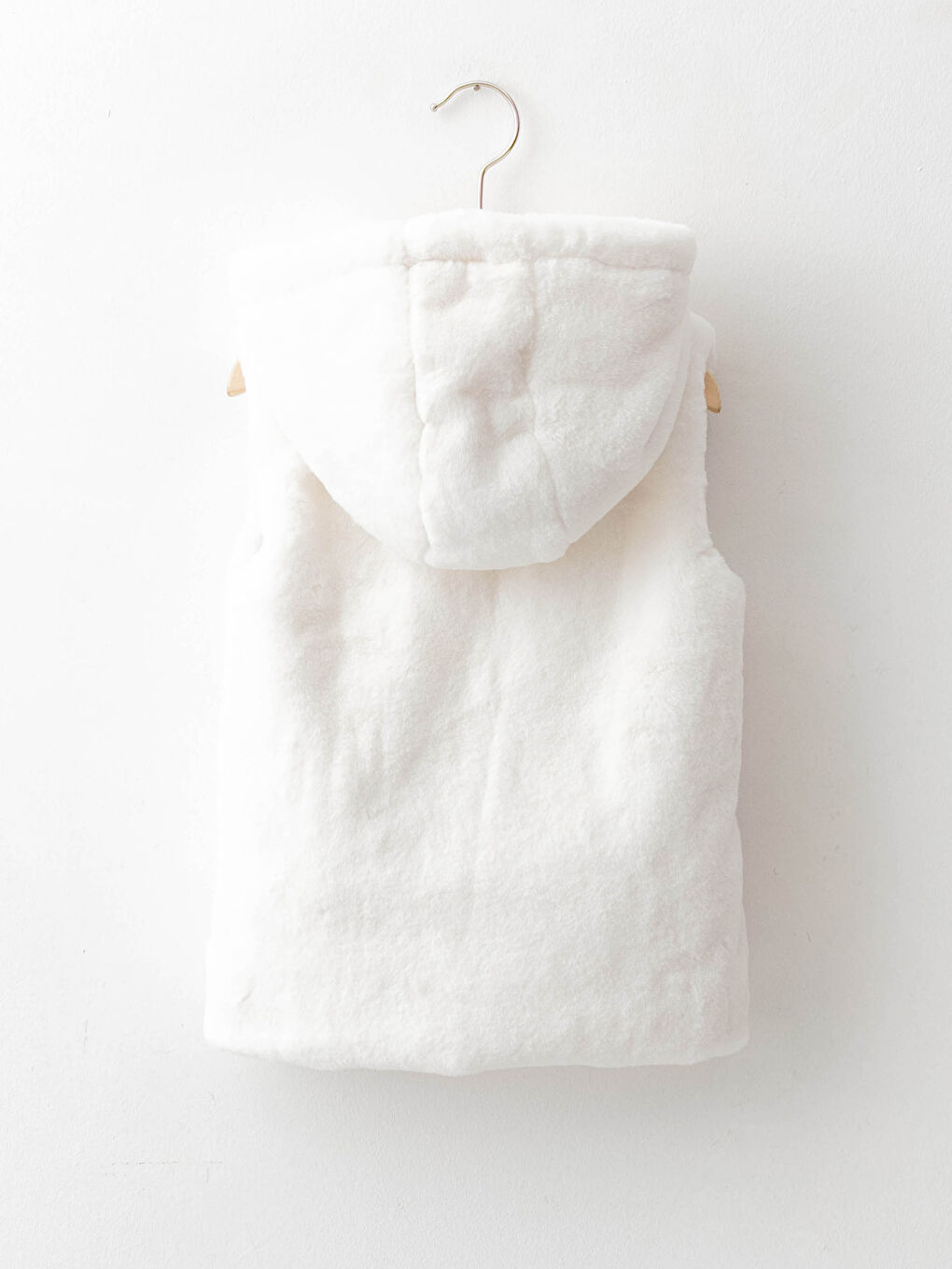 Gilet Zippé À Capuche En Peluche Pour Bébé Fille-1