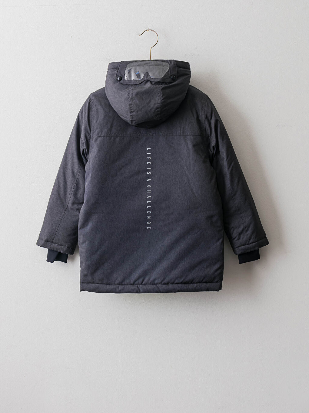 LCW Kids Hooded Thick Boy Coat -W10511Z4-D3A