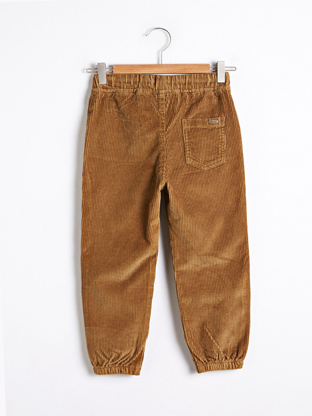 Sarı Erkek Çocuk Kadife Jogger Pantolon-2