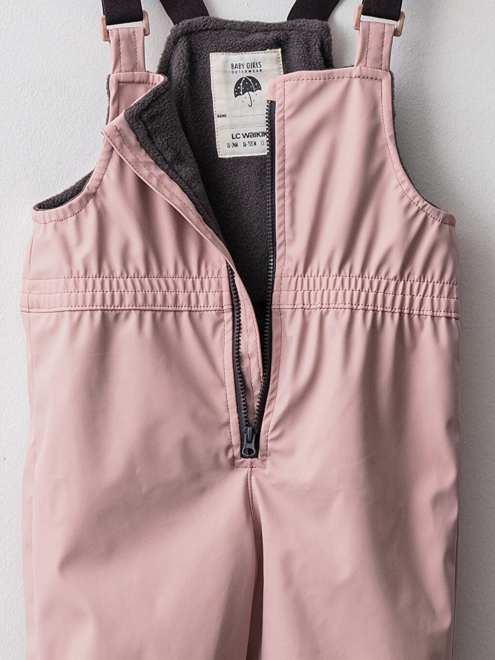 Комбинезон-Дождевик Basic Для Малышки С Квадратным Вырезом На Подтяжках-7