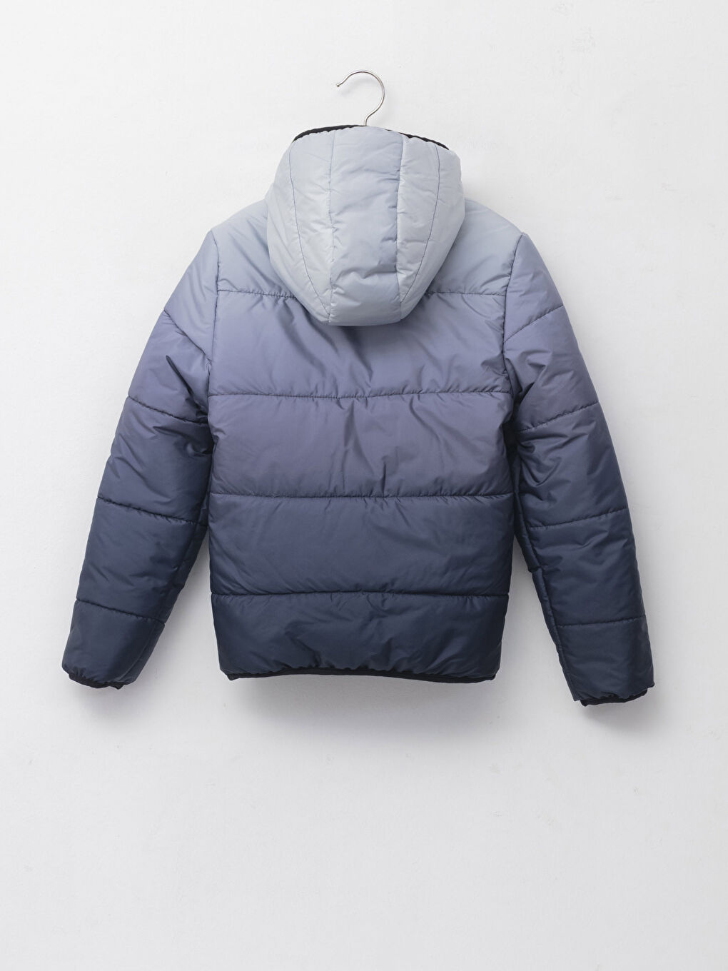 Geacă Matlasată băieți cu glugă și mânecă lungă-1