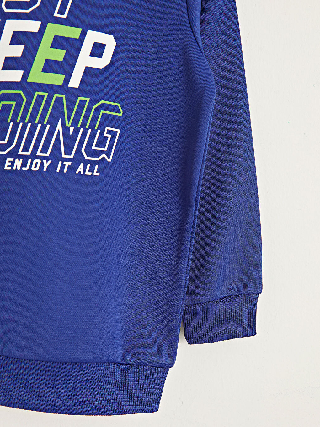 Crew Neck Printed Long Sleeve Boys' Sweatshirt-3