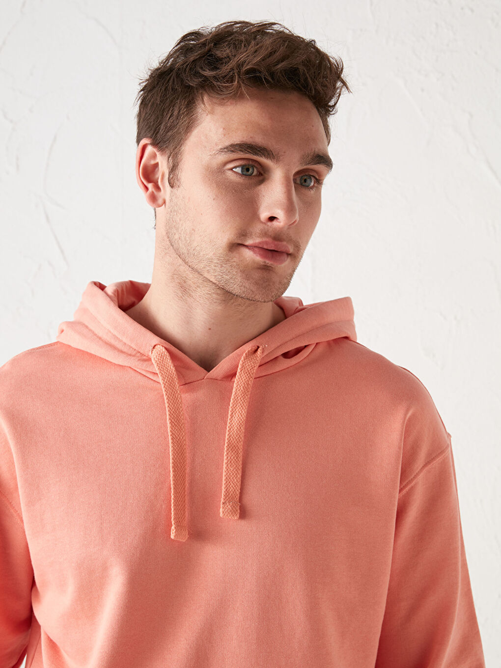 Sweat-shirt à capuche basique pour Hommes avec manches longues-2