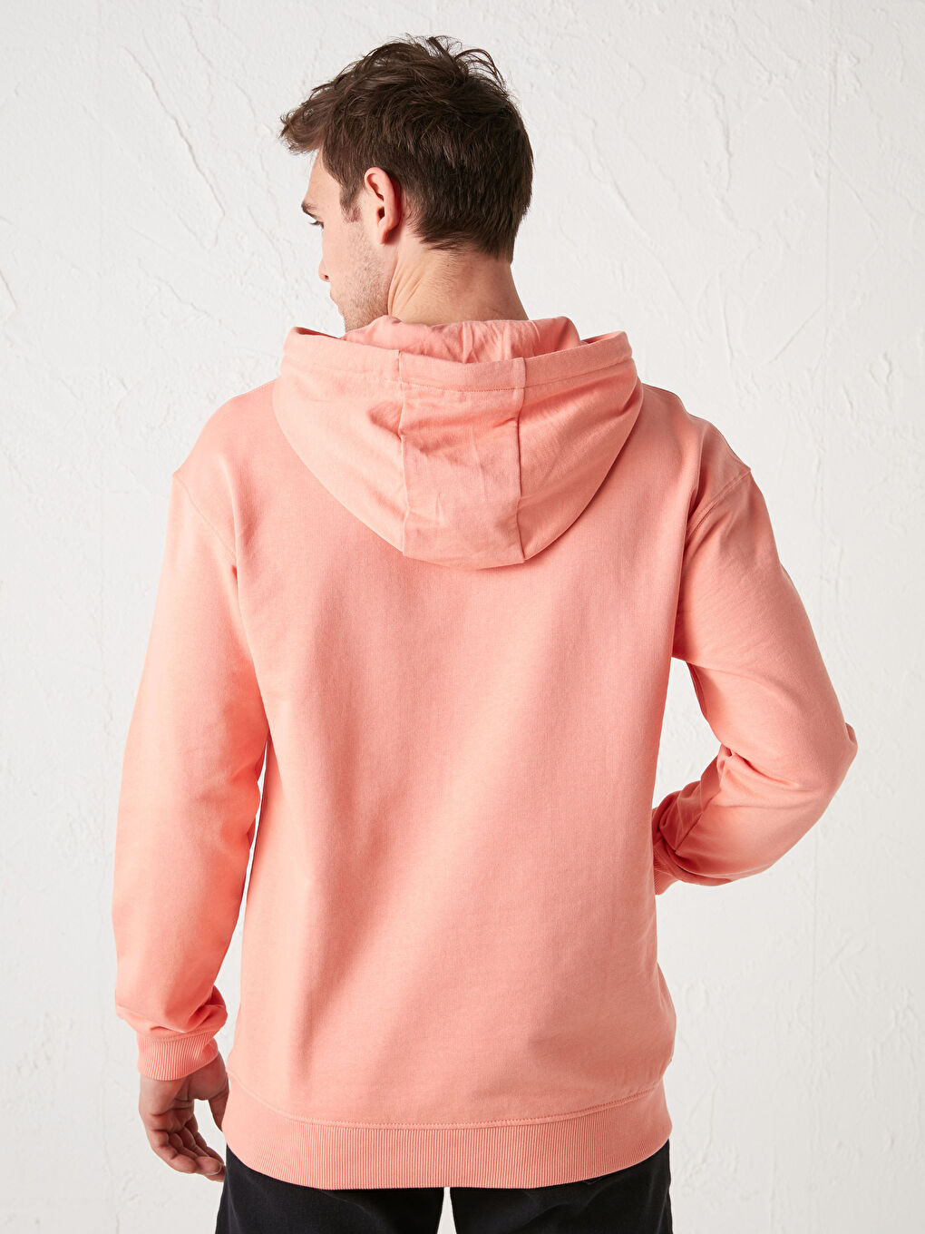 Sweat-shirt à capuche basique pour Hommes avec manches longues-4