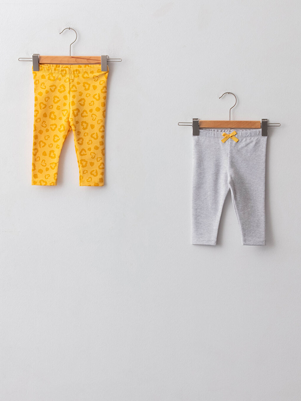 Leggings Imprimés Bébé Filles Taille Élastiquée Lot de 2
