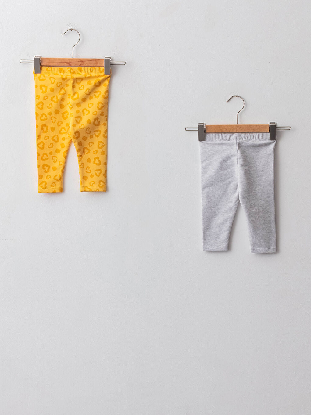 Leggings Imprimés Bébé Filles Taille Élastiquée Lot de 2-1