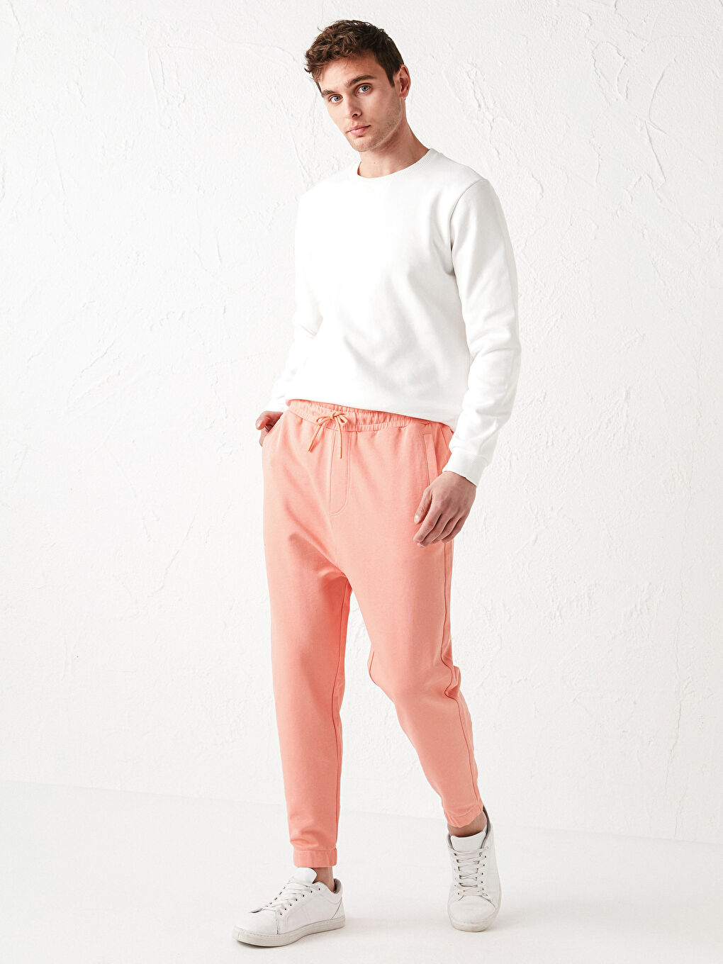 Mercan Bol Kalıp Erkek Jogger Eşofman Altı-1