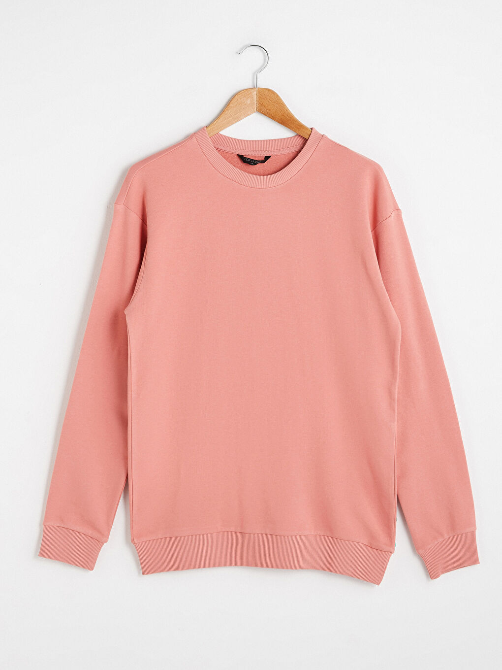 Свитшот Мужской Базовый С Длинным Рукавом И Круглым Вырезом-5