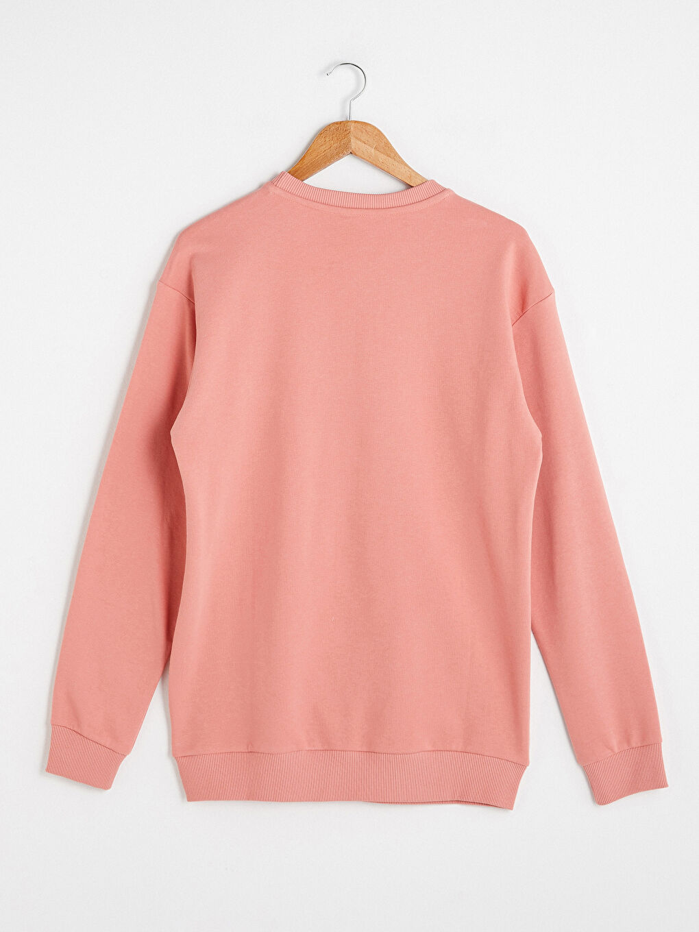 Свитшот Мужской Базовый С Длинным Рукавом И Круглым Вырезом-6