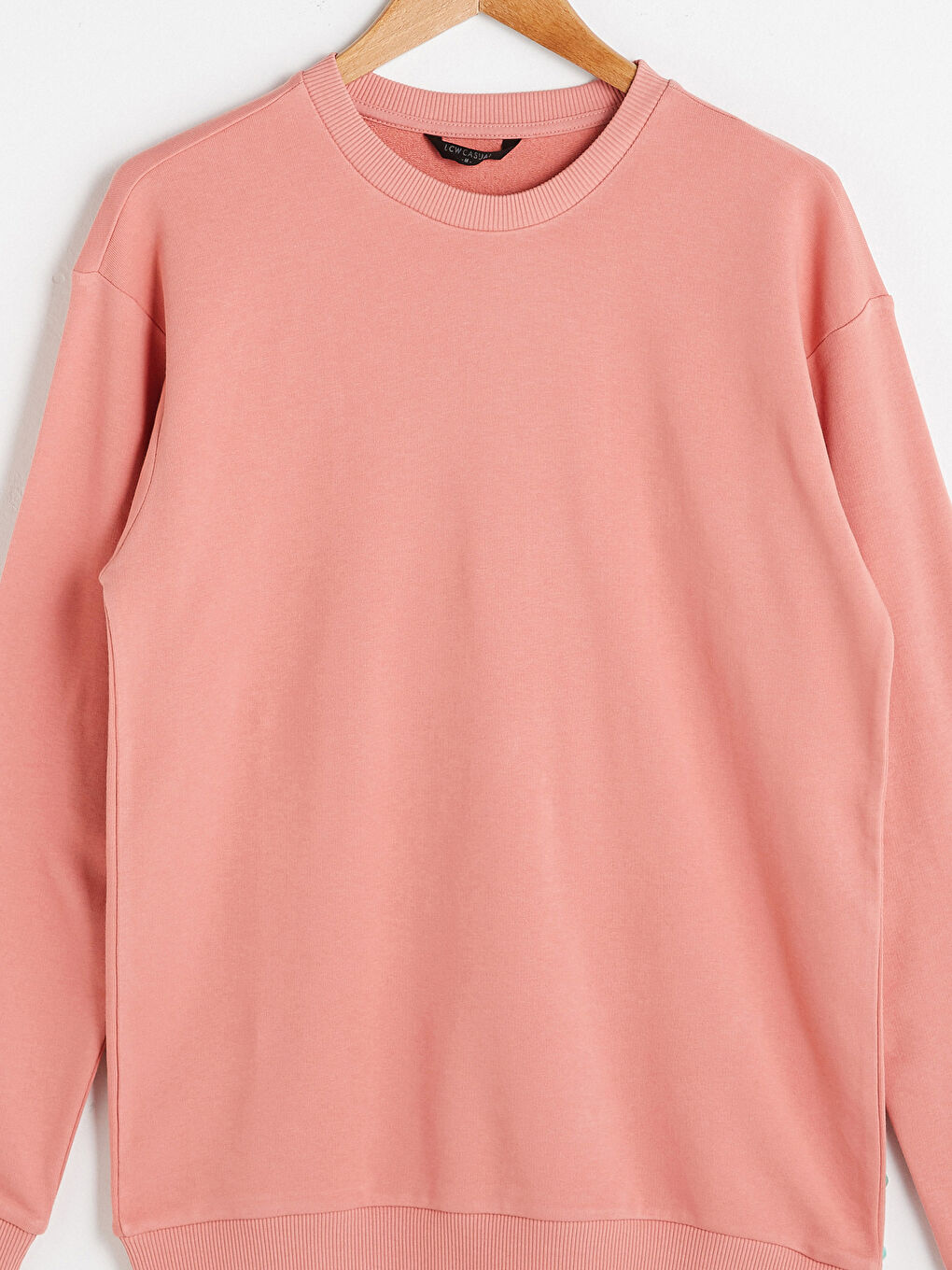 Свитшот Мужской Базовый С Длинным Рукавом И Круглым Вырезом-7