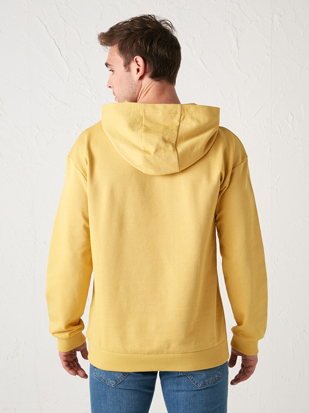 Long Sleeve Printed Thick Men's Hoodie-4