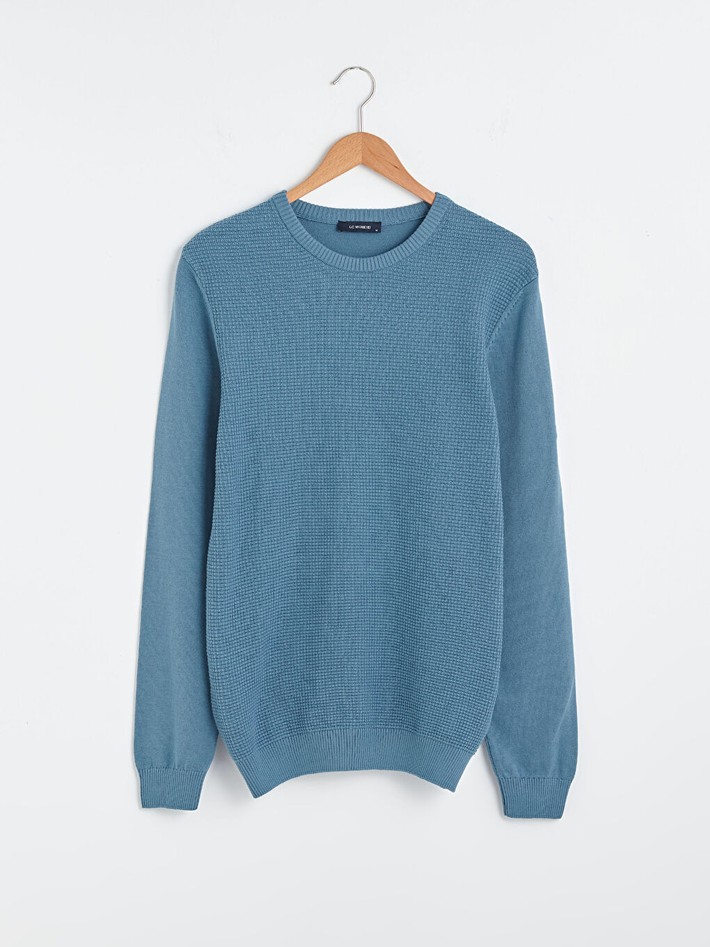 LCWAIKIKI Classic Crew Neck Long Sleeve Men's Tricot Sweater -0WJF22Z8-Q3Y