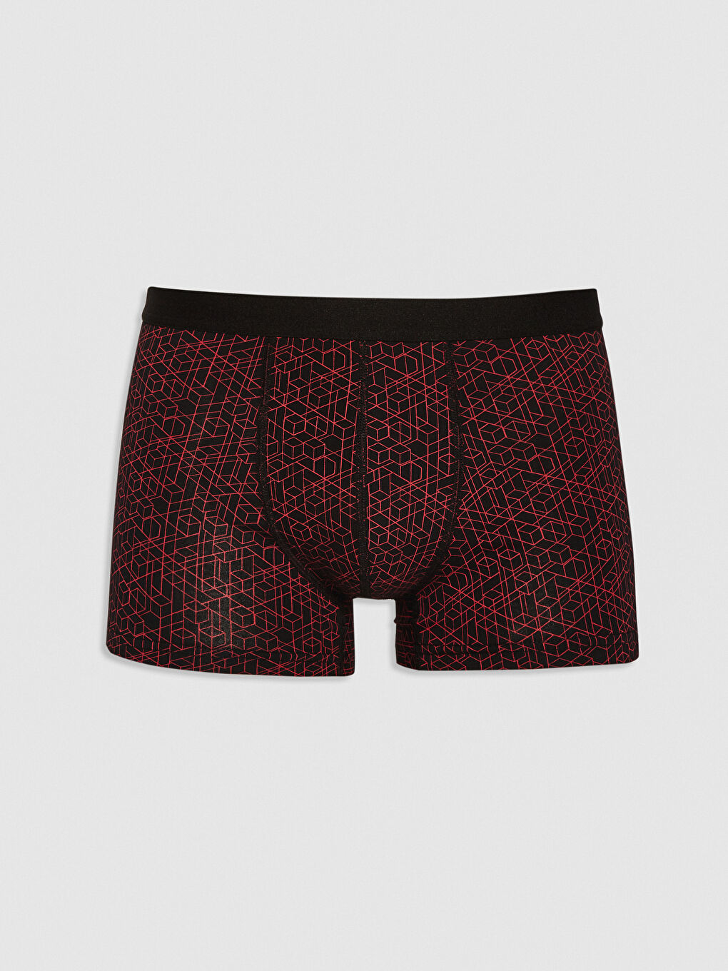 Siyah Standart Kalıp Esnek Kumaş Boxer