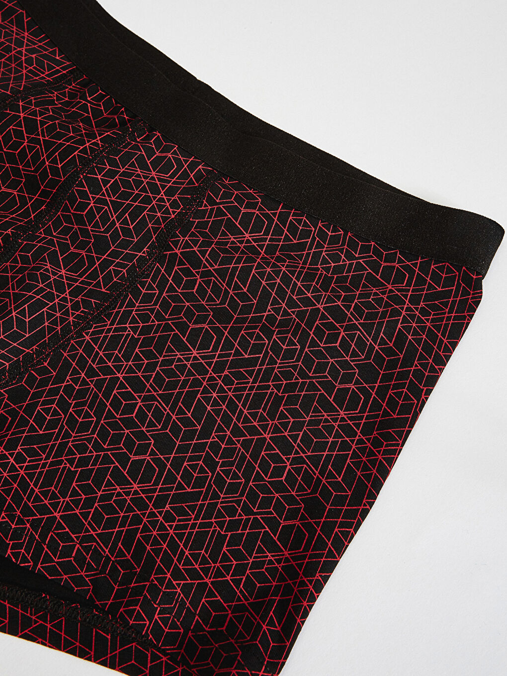 Siyah Standart Kalıp Esnek Kumaş Boxer-1