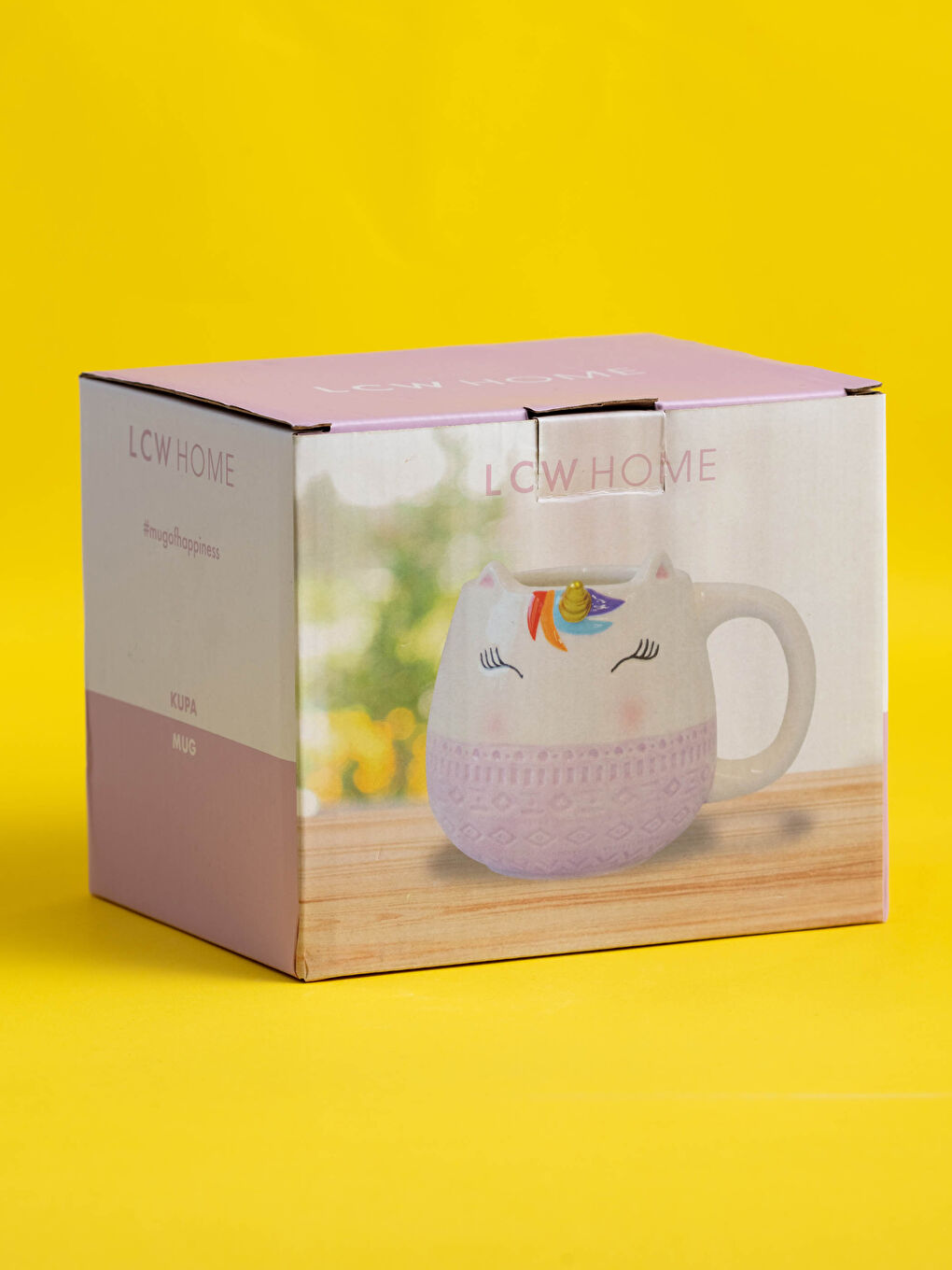 Karışık Seramik Desenli Kupa Bardak 353 ml-3