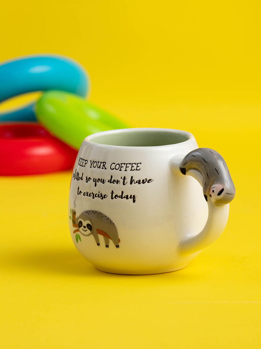 Tasse en Céramique à Motif Raton Laveur-2