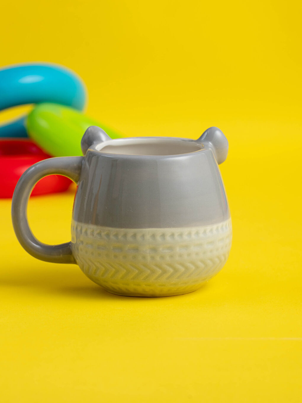 Karışık Koala Figürlü Seramik Kupa Bardak 374 ml-1