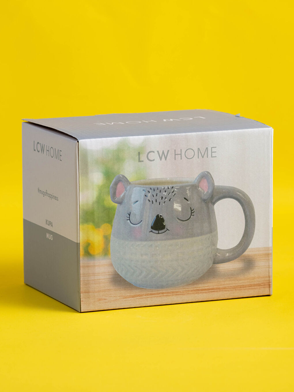 Karışık Koala Figürlü Seramik Kupa Bardak 374 ml-3