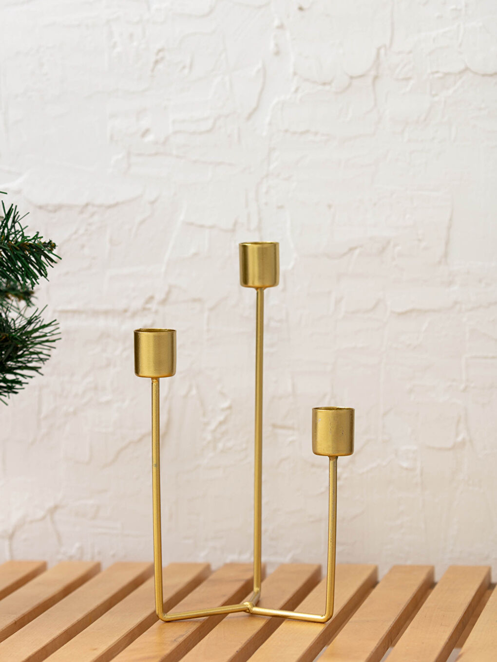 Decorative Metal Candlestick 12x11x22 Cm-1