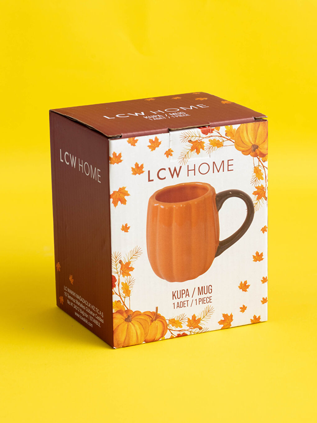 Pumpkin Shaped Ceramic Mug & Cup 240 Ml-3