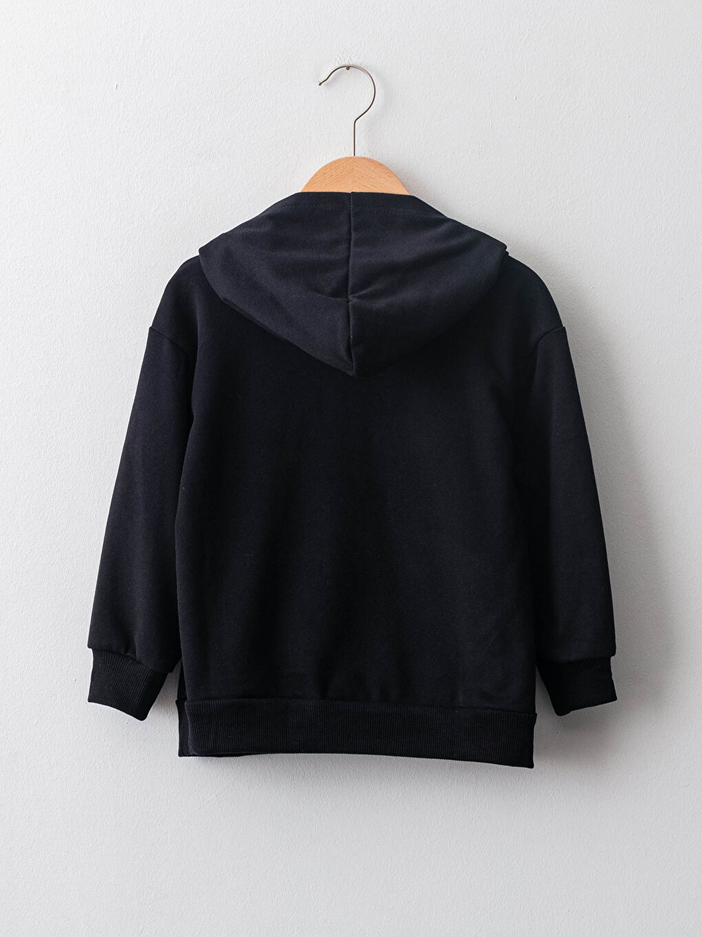 LCW Kids Hooded Basic Long Sleeve Girl Sweatshirt -W11497Z4-CVL