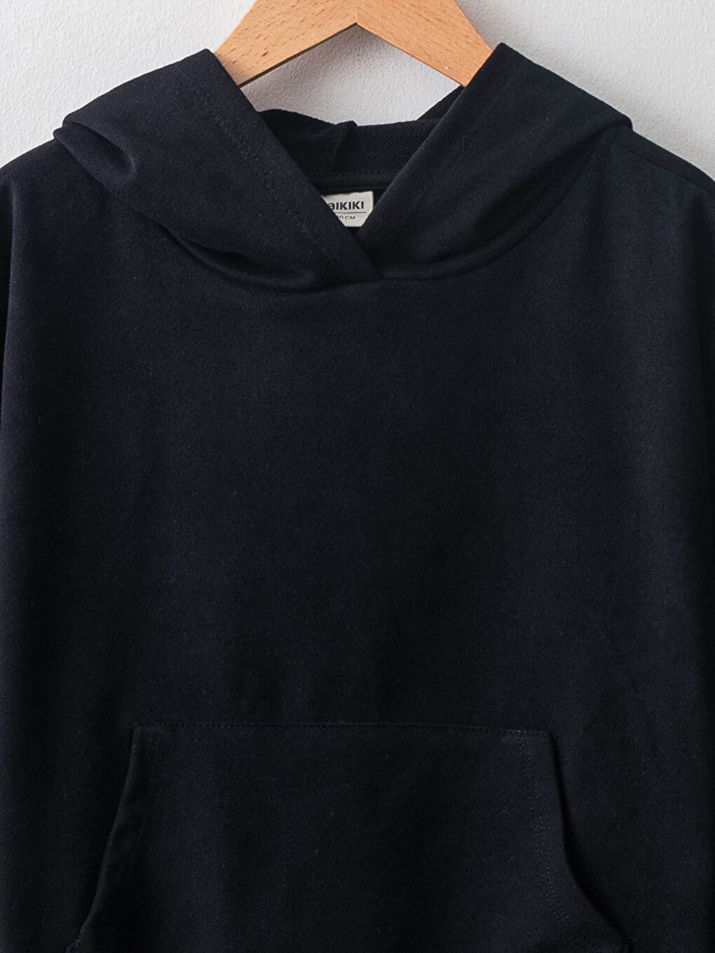 LCW Kids Hooded Basic Long Sleeve Girl Sweatshirt -W11497Z4-CVL