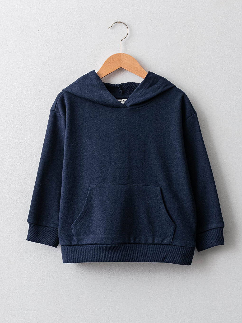 LCW Kids Kapüşonlu Basic Uzun Kollu Kız Çocuk Sweatshirt -W11497Z4-HFH