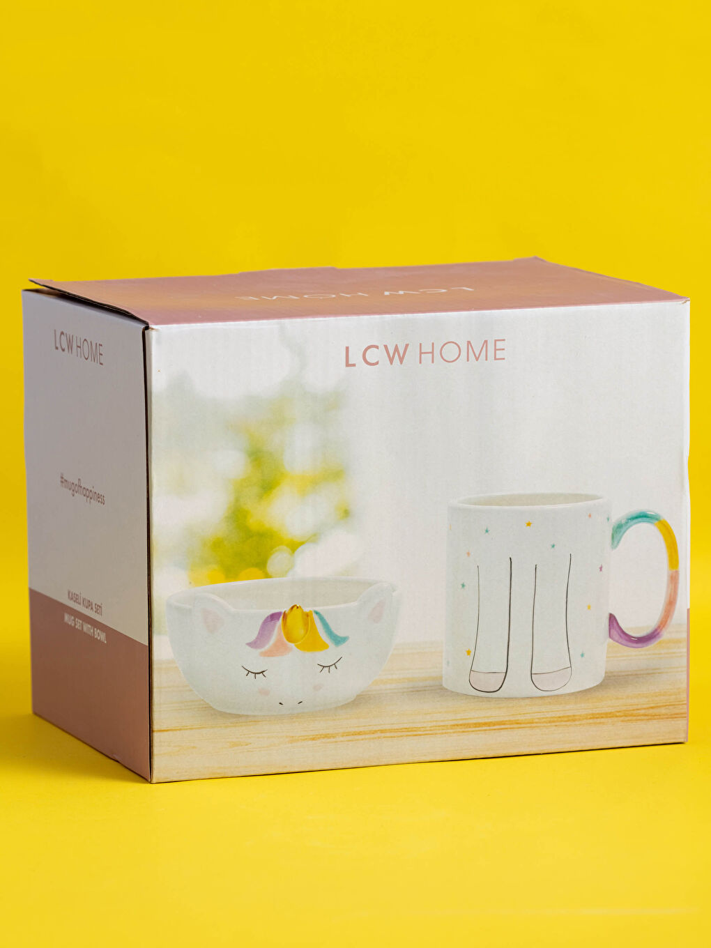 Printed Lid Ceramic Mug Cup 760 Ml-3