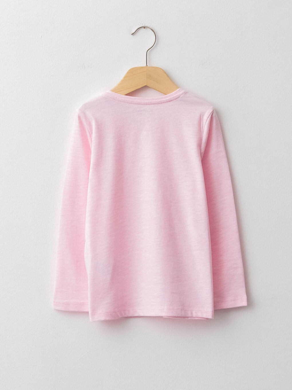LCW Kids Crew Neck Basic Long Sleeve Girls' T-Shirt -W11503Z4-E6R