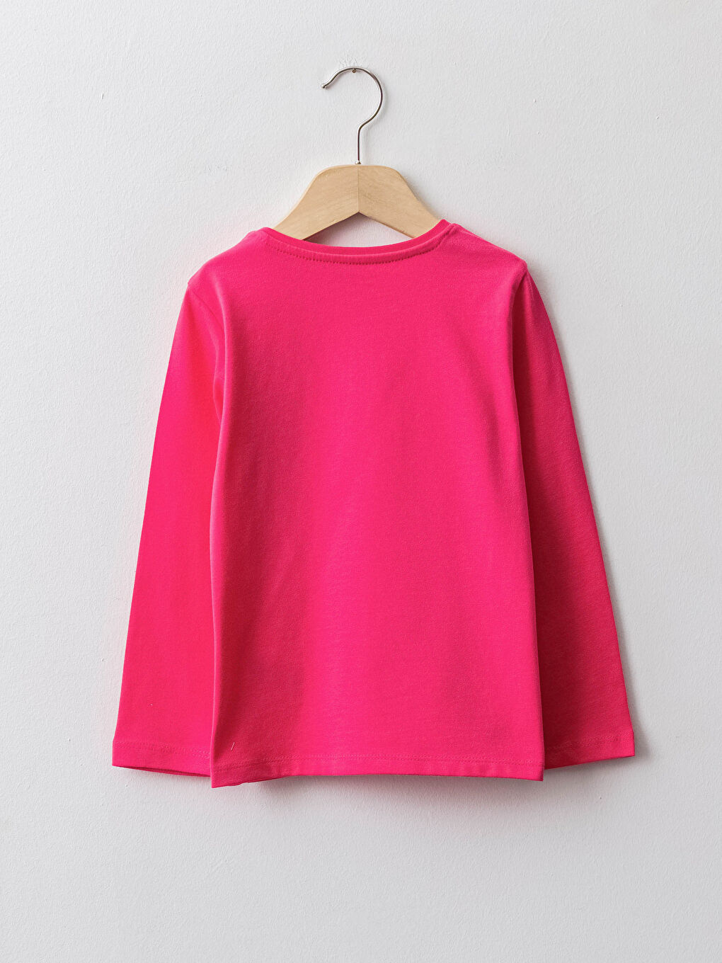 LCW Kids Rundhalsausschnitt Basic Langarm T-Shirt für Mädchen -W11503Z4-H6W
