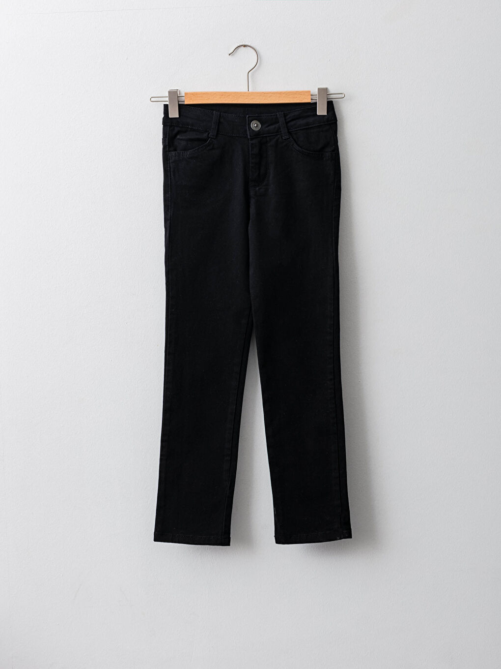 Slim Fit Gabardine Girl Trousers