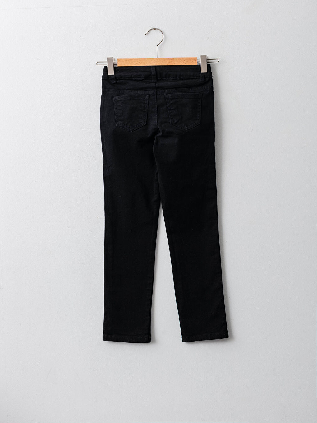 Slim Fit Gabardine Girl Trousers-1