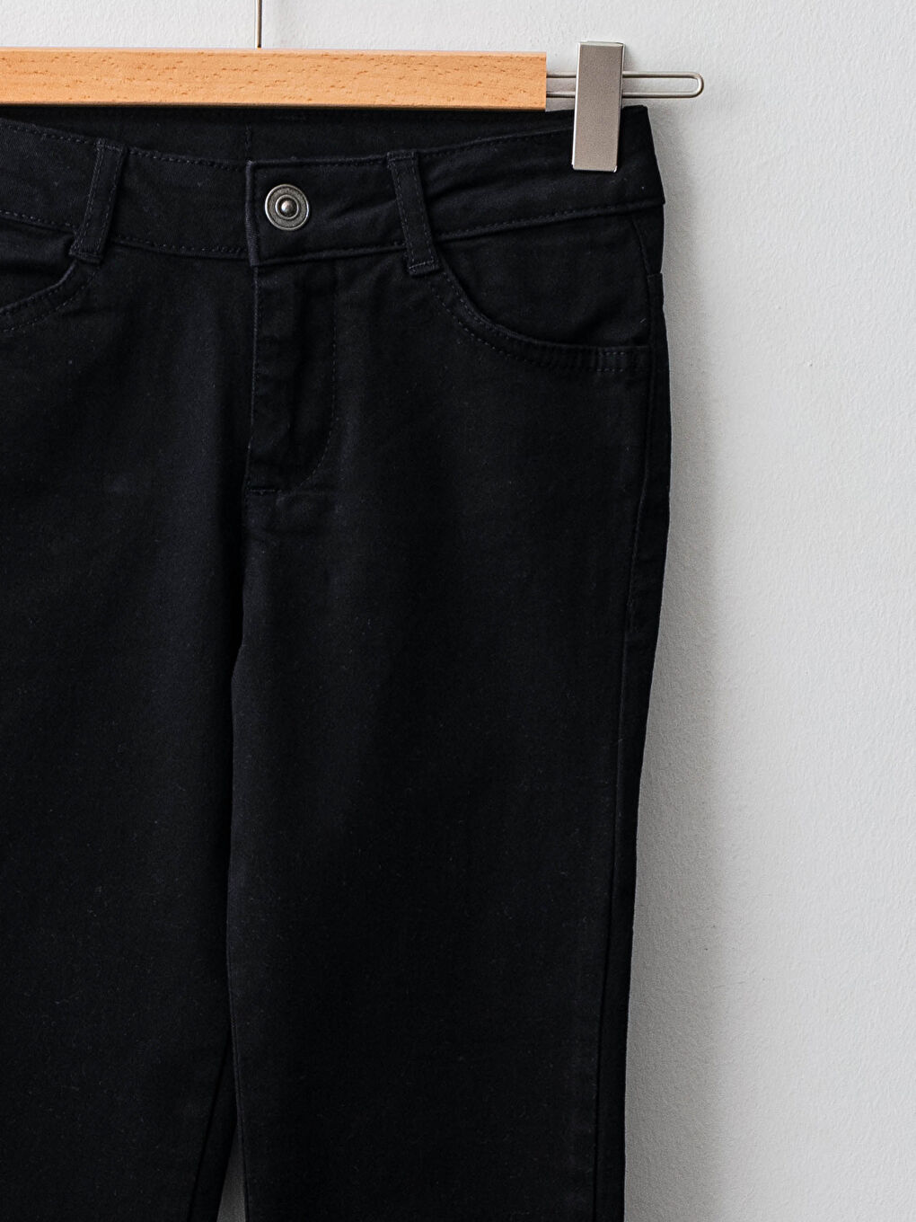 Slim Fit Gabardine Girl Trousers-2